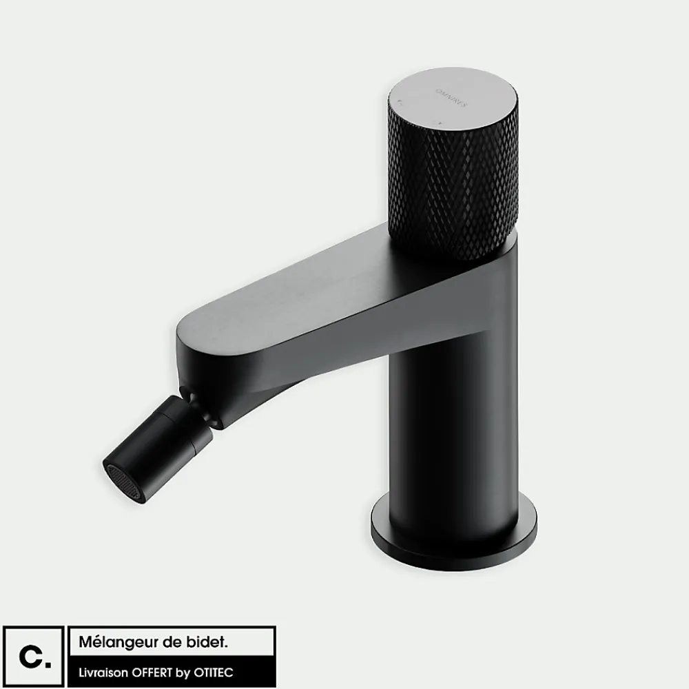 Otitec Mélangeur de bidet - CONTOUR - Anthracite