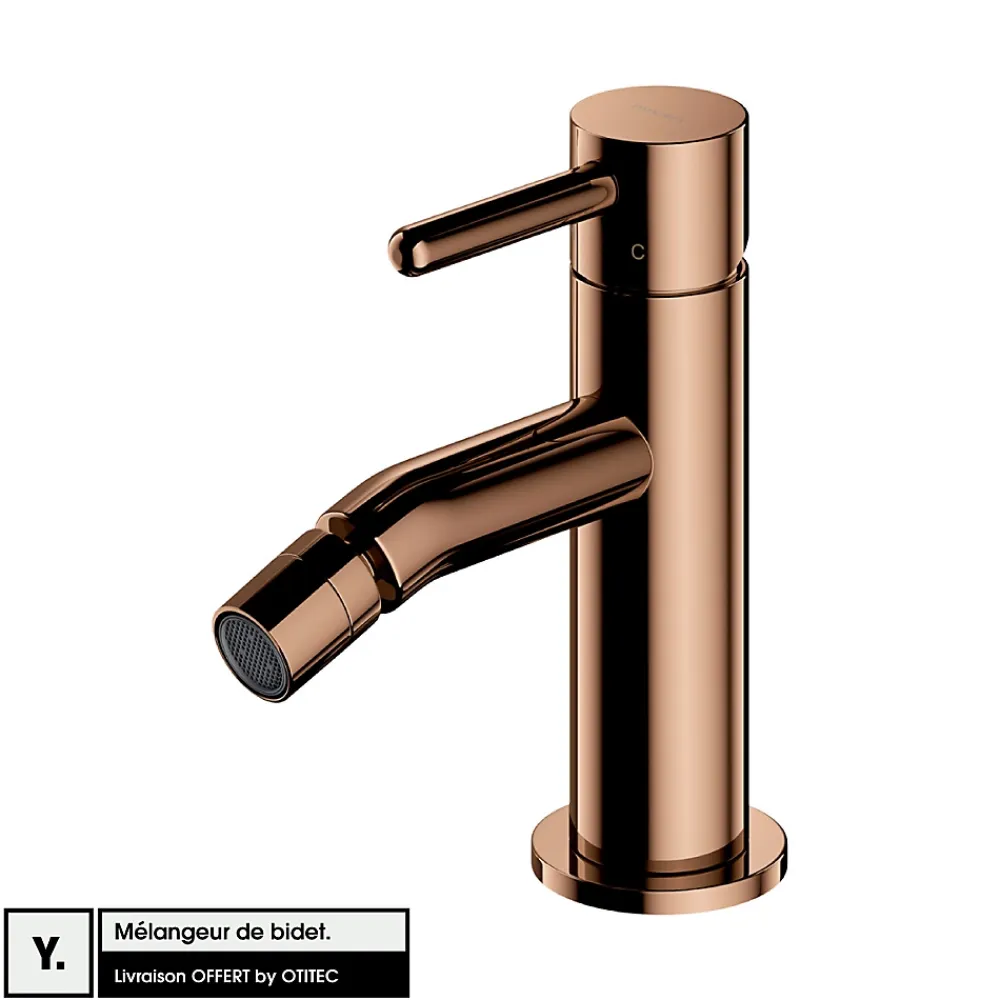 Otitec Mélangeur de bidet - Cuivre - Y
