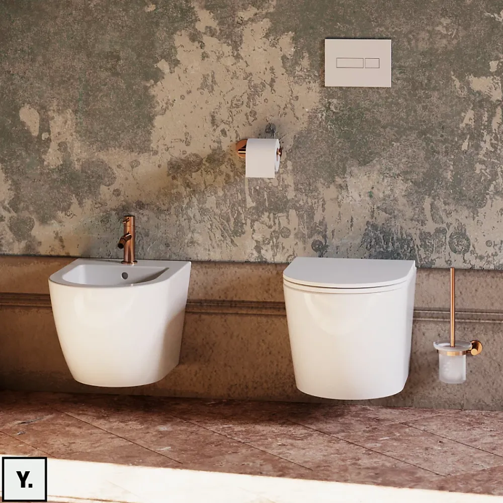 Otitec Mélangeur de bidet - Cuivre - Y