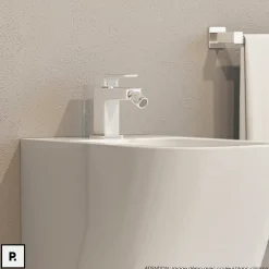Robinet De Bidet|Otitec Mélangeur de bidet - Graphite - PARMA