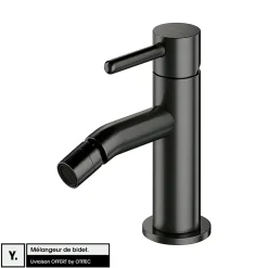 Robinet De Bidet|Otitec Mélangeur de bidet - Graphite - Y