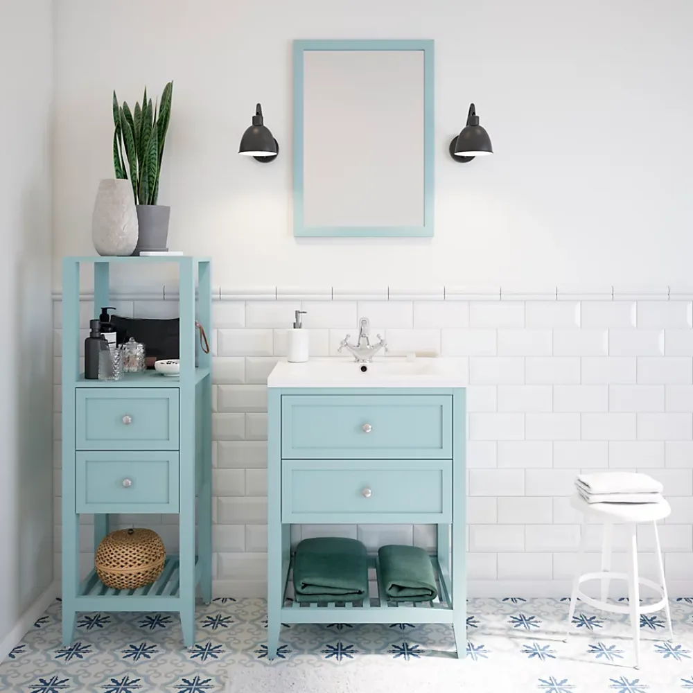 GoodHome Mélangeur de lavabo en laiton chromé Etel