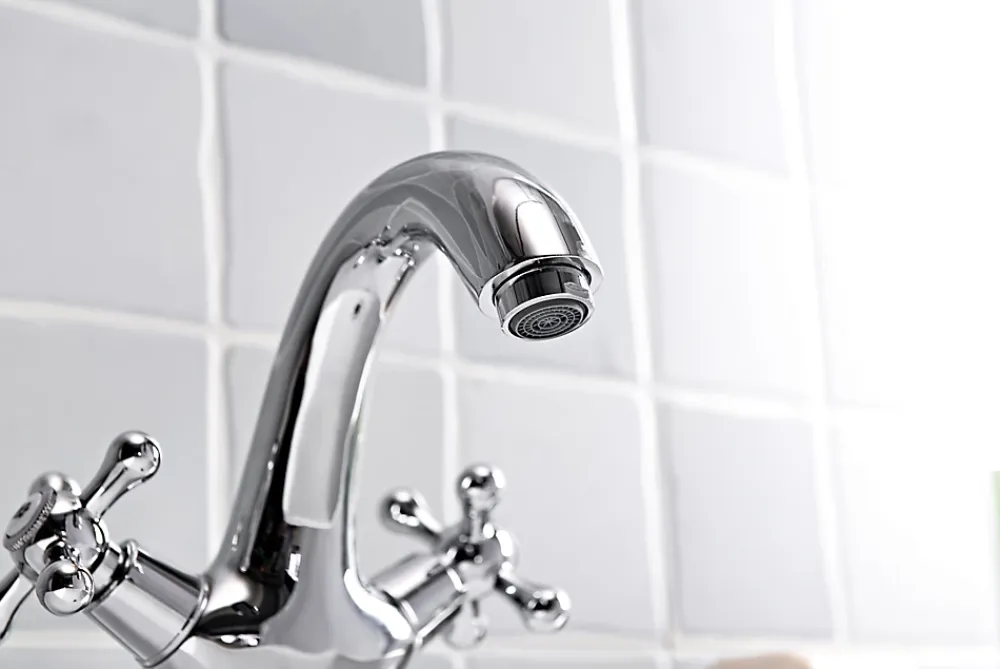 GoodHome Mélangeur de lavabo en laiton chromé Etel