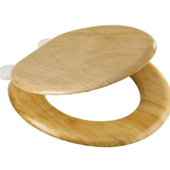 Abattant Wc|MSV Abattant Wc MDF en décor Pin Beige Charnières PS