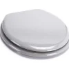 MSV Abattant Wc MDF Gris Argent