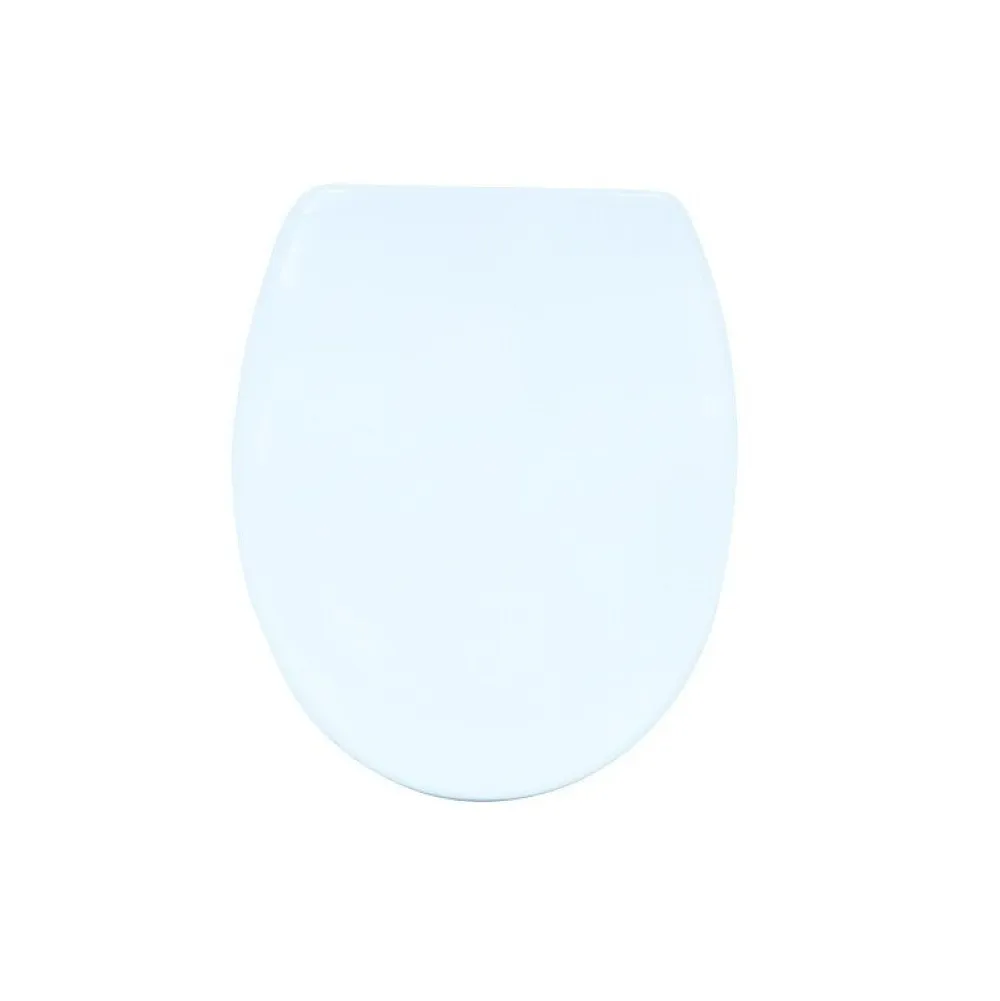 MSV Abattant Wc Thermo Dur Blanc Charnières Inox