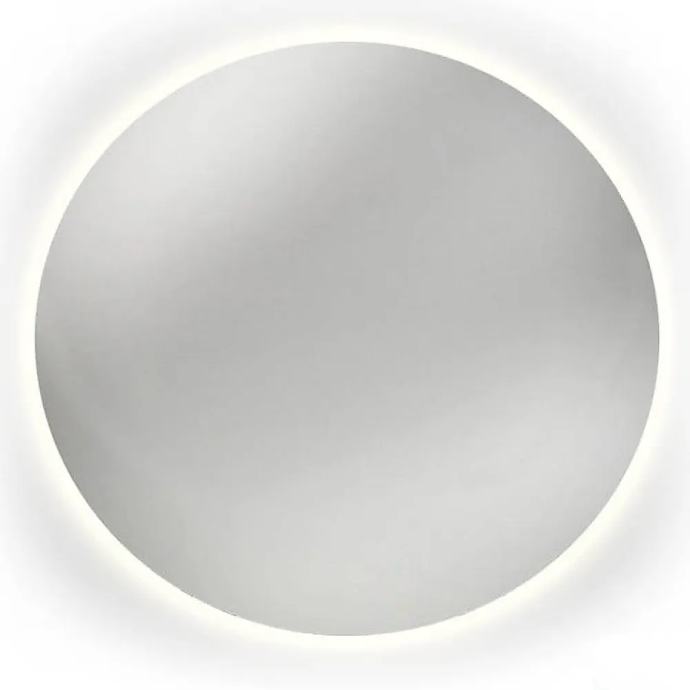 Naturel Iluxit Miroir rond avec éclairage LED 60x60 cm (ZIL60KLED)