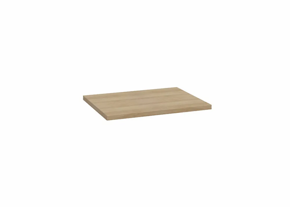 Plan De Travail Salle De Bains|Naturel Plan Stilla 60x2,5x46 cm marron (STILLAF06006)