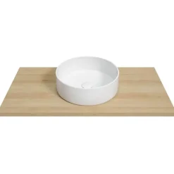 Plan De Travail Salle De Bains|Naturel Plan Stilla 60x2,5x46 cm marron (STILLAF06006)