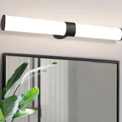 Miroir Grossissant Lumineux|Nettlife applique miroir LED 15W 60cm blanc neutre 4000K noir