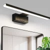 Nettlife Lampe Miroir LED IP44 8W 40cm Blanc Neutre 4000K Salle de Bain Noire