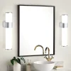 Miroir Grossissant Lumineux|Nettlife Lot 2 Lampes Miroir LED 6W 30CM IP44 Blanc Neutre 4000K Salle de Bain Chrome Moderne