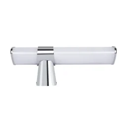 Miroir Grossissant Lumineux|Nettlife 6W 30CM LED Salle de Bain IP44 Blanc Neutre 4000K Lampe Miroir Chrome Moderne