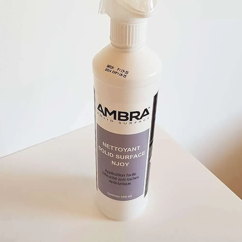 Plan Simple Vasque|Ambra Nettoyant pour solid surface, Corian, Pierre de synthèse