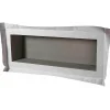 Niche De Salle De Bains|U-tile Niche de douche à carreler - format intérieur 80 x 30 cm - 15 cm de profondeur