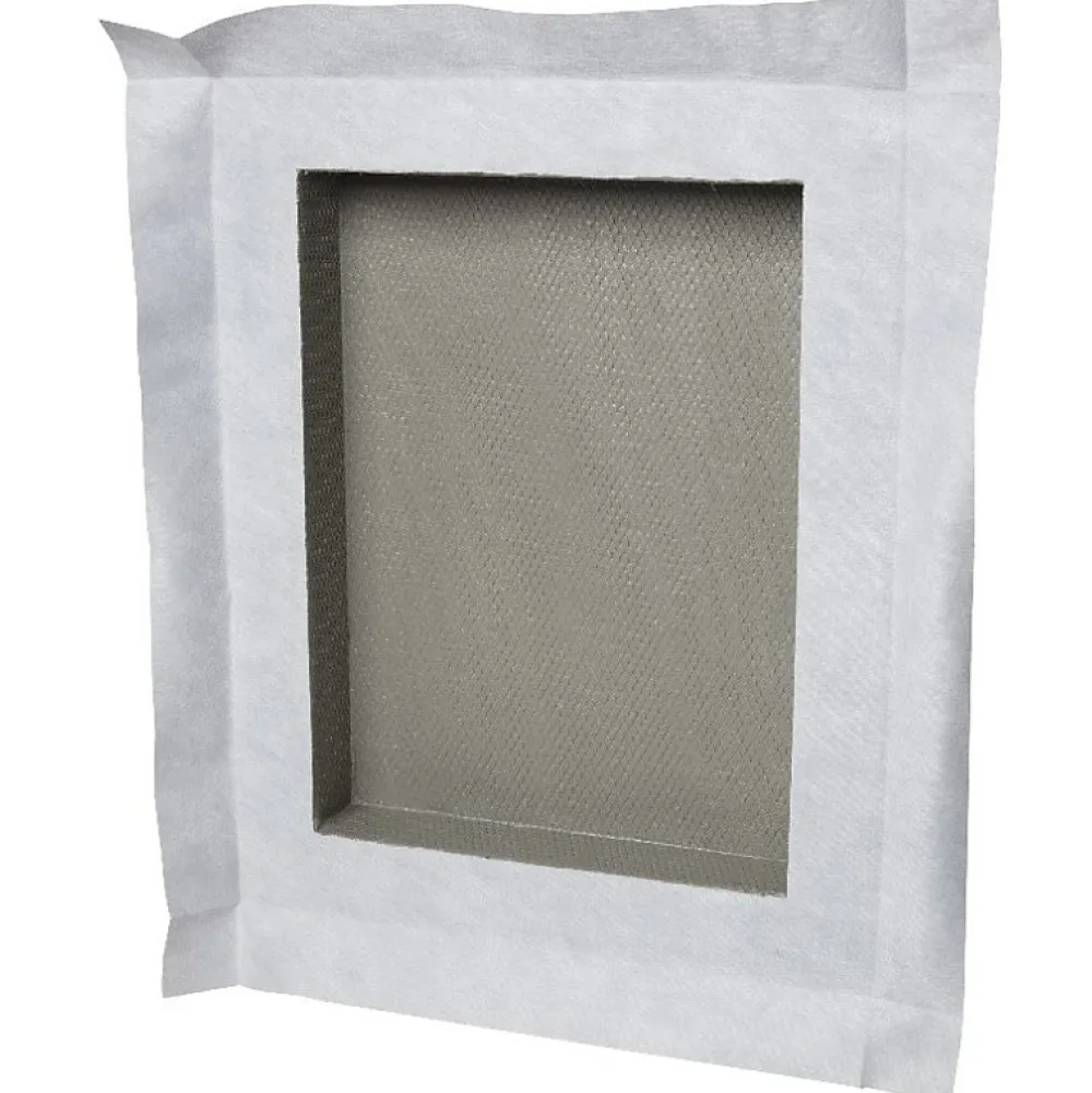 U-tile Niche de douche à carreler - format intérieur 30 x 30 cm - 5,5 cm de profondeur