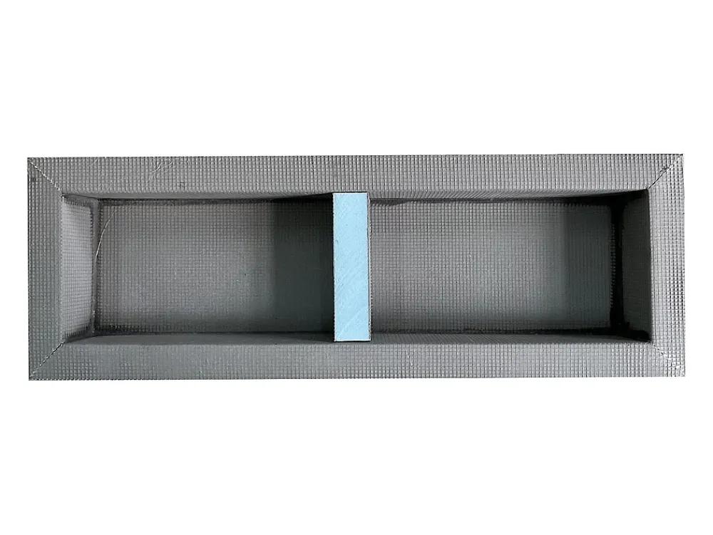 Vente-unique Niche de douche à encastrer et prête à carreler avec 1 étagère - 31 x 91 cm - KLARA