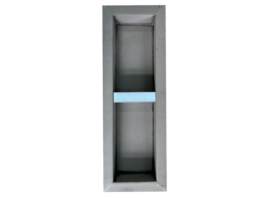 Vente-unique Niche de douche à encastrer et prête à carreler avec 1 étagère - 31 x 91 cm - KLARA