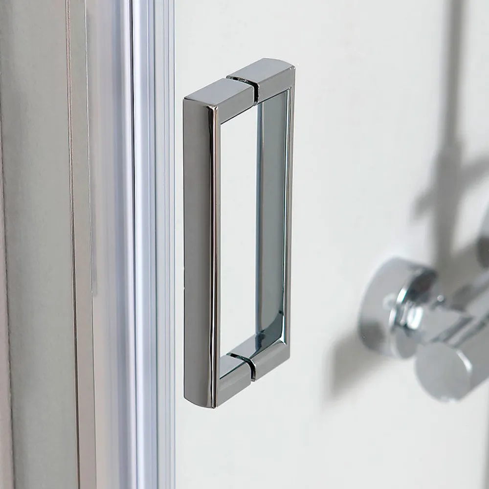 Kiamami Valentina Niche de douche avec porte coulissante 100 cm en verre 6 mm - new giada