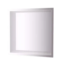 Niche De Salle De Bains|Ledimex Niche de Douche Mural 33 x 33 cm - Rangement Salle de Bain en finition Niquel Brossé - ATLANTIC