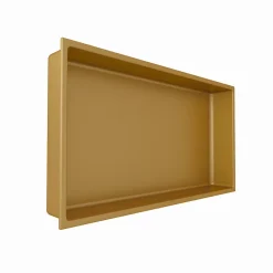 Italbox Niche de Douche Or Satiné - 30x60 cm - Rangement Mural Salle de Bain - NOOK