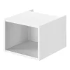 GoodHome Niche l.40 x H.30 x P.45 cm blanc mat Kentia