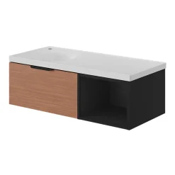 GoodHome Niche l.40 x H.30 x P.45 cm blanc mat Kentia