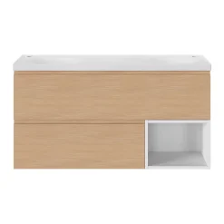 GoodHome Niche l.40 x H.30 x P.45 cm blanc mat Kentia