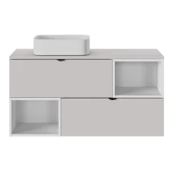 GoodHome Niche l.40 x H.30 x P.45 cm blanc mat Kentia