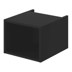 Meuble Sous-Vasque|GoodHome Niche l.40 x H.30 x P.45 cm noir mat Kentia