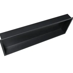 Bernstein Niche murale de douche, étagère encastrable douche acier inox - 90x30x10cm - BS903010 Noir