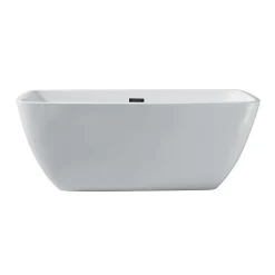 Baignoire Îlot|Oceanic Baignoire ilot Stella - L.160 x I.75 x H.60 cm - En acrylique - Bonde a clapet - Blanc