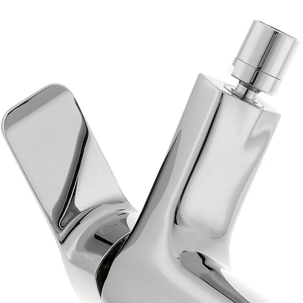 Siko Optima Cube Way by Mitigeur bidet avec bec chromé et tirette, chrome (CU235)