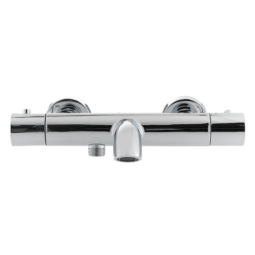 Robinet De Baignoire|Franke Optima Mitigeur thermostatique bain/douche, chrome (SIKOBST222)