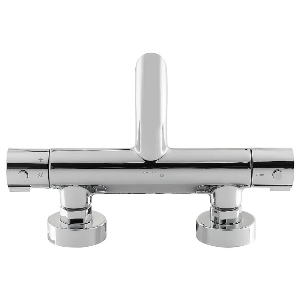 Robinet De Baignoire|Franke Optima Mitigeur thermostatique bain/douche, chrome (SIKOBST222)