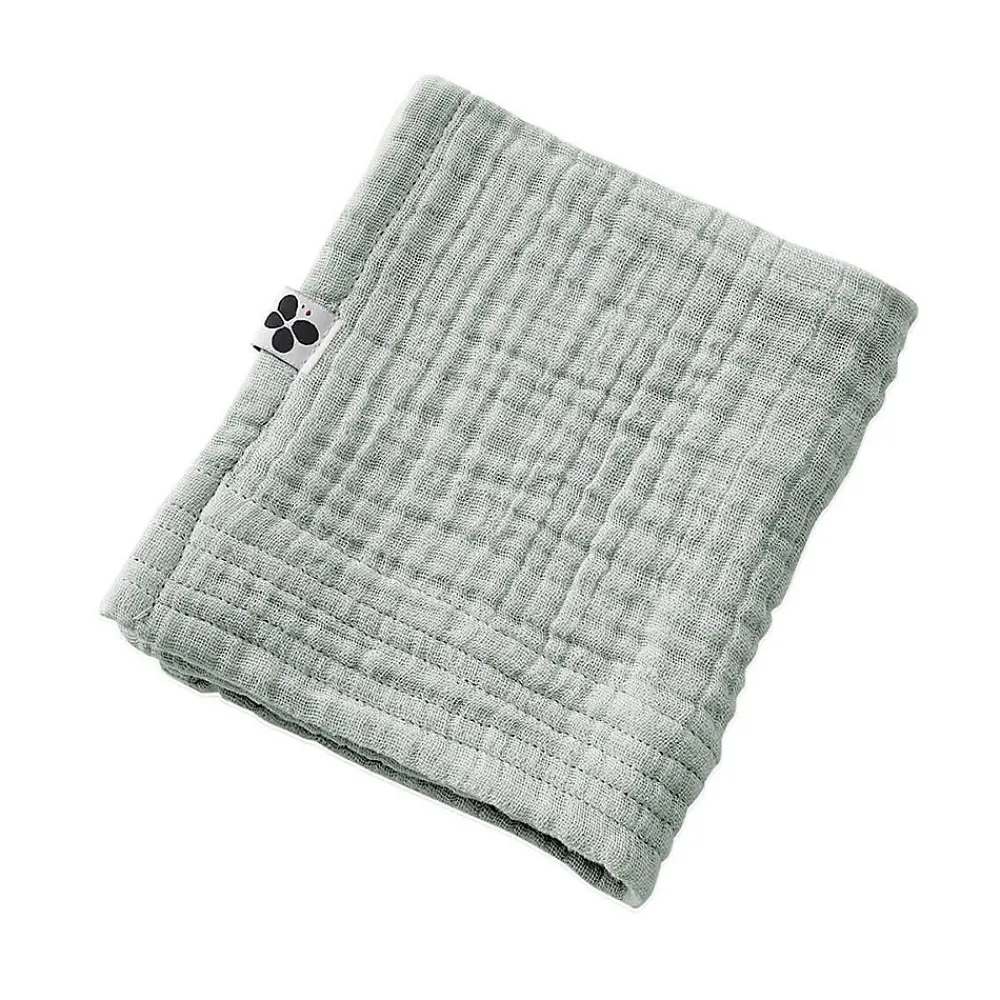 Serviette De Toilette|Altobuy OUREA - Serviette Invité 30x50cm Gaze de Coton Eucalyptus