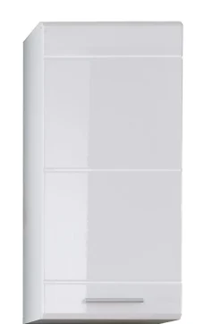 Meuble De Salle De Bains Faible Profondeur|Chb Collection Ozem - Meuble haut salle de bain en mélaminé blanc L/H/P 37 / 77 / 23 cm