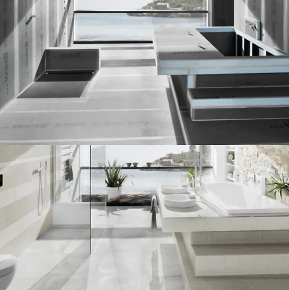 Wedi Pack 2 panneaux de construction 250 x 60 x 2 cm