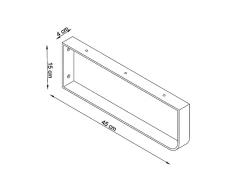 Plan De Travail Salle De Bains|T-Bath Pack 2 supports porte-serviettes pour plan de toilette - noir mat