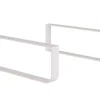 Plan De Travail Salle De Bains|T-Bath Pack 2 supports porte-serviettes pour plan de toilette - blanc mat