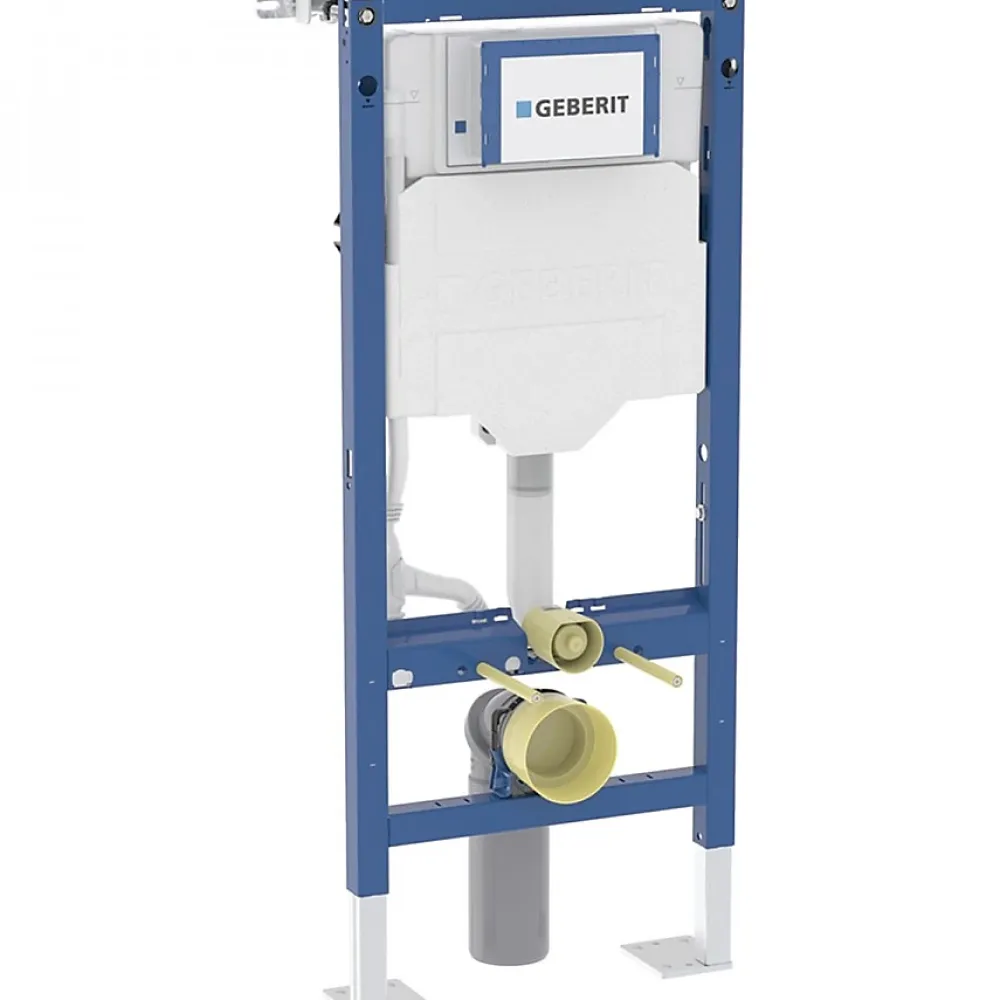 Geberit Pack complet WC UP320 + Cuvette ACANTO TurboFlush + Plaque Blanche