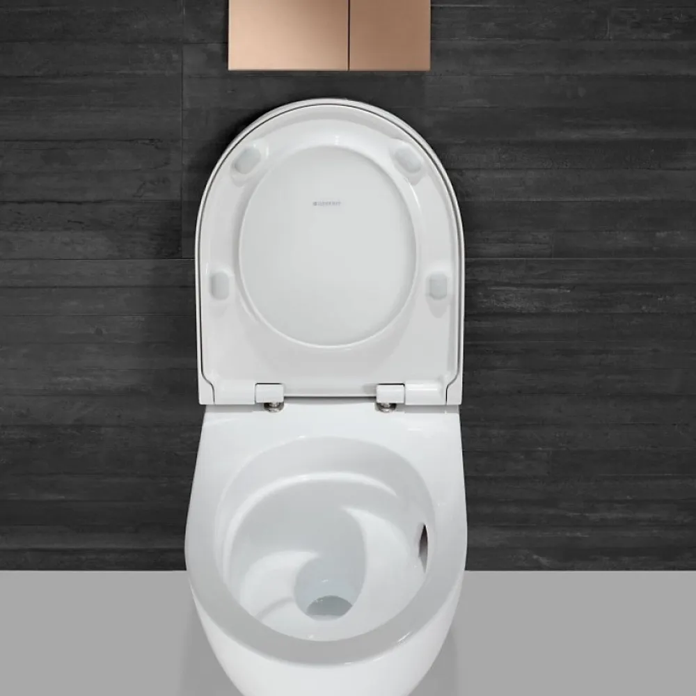 Geberit Pack complet WC UP320 + Cuvette ACANTO TurboFlush + Plaque Blanche