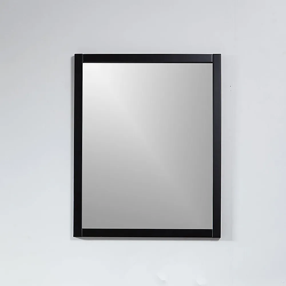 Stano Pack de 2 miroirs rectangulaires NEO 56x70cm avec cadre noir mat