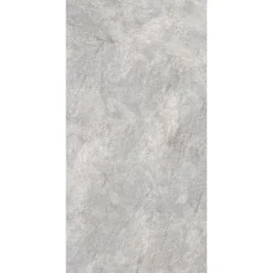 Panneau Mural De Salle De Bains|Schulte Pack de 2 panneaux muraux de salle de bains l.100 x H.255 cm, effet pierre gris et argenté , DécoDesign Softtouch