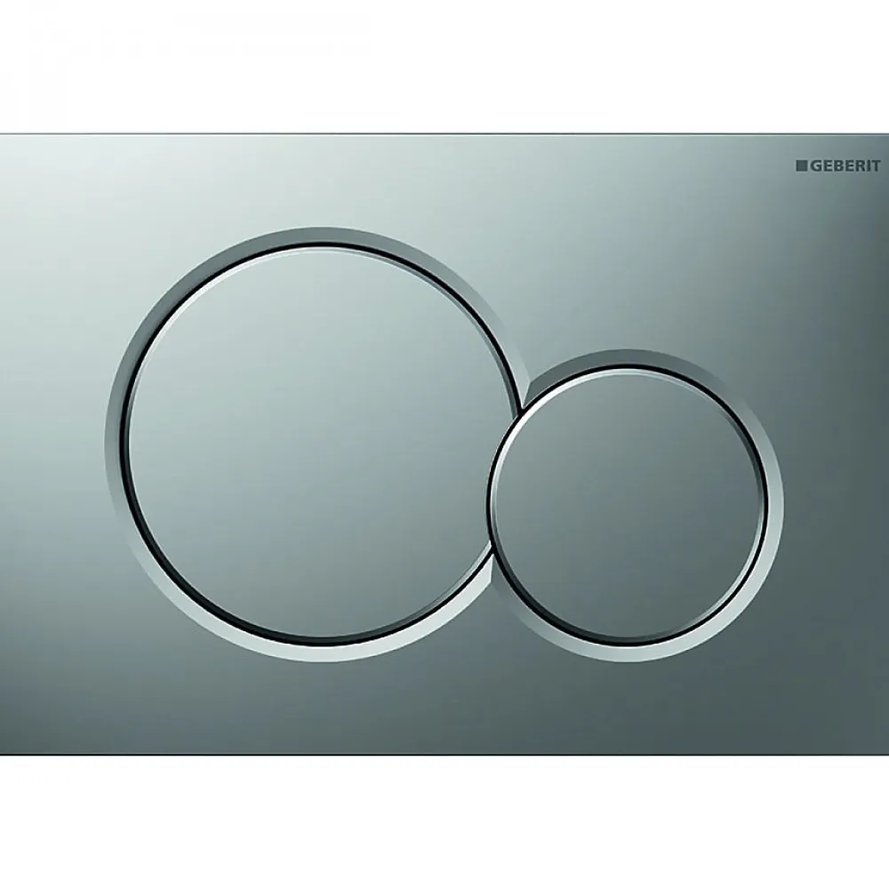 Geberit Pack UP320 + Cuvette sans bride KELOS Flush Gris Clair + Plaque Sigma Chromé Mat