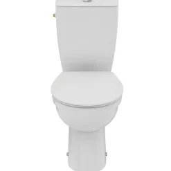 Ideal Standard Pack WC à poser en céramique et thermodur, sortie horizontale, Thirso