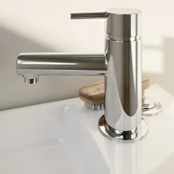 GoodHome Pack WC à poser sans bride + lave-mains sortie horizontale Cavally