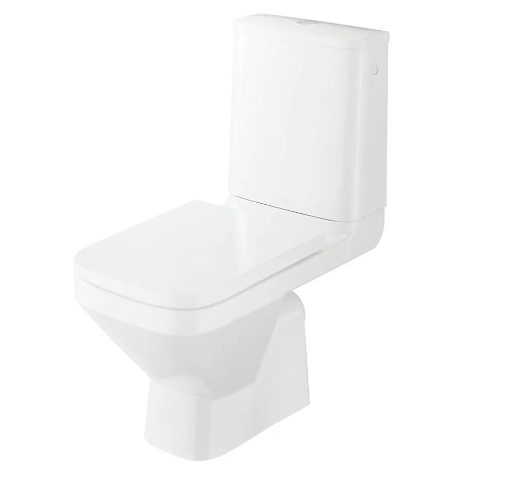 GoodHome Pack WC à poser sans bride sortie horizontale, Teesta