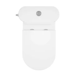 GoodHome Pack WC à poser sans bride vortex avec abattant déclipsable et frein de chute, sortie horizontale, Cavally