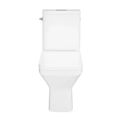 GoodHome Pack WC à poser sans bride vortex avec abattant déclipsable et frein de chute, sortie horizontale, Teesta